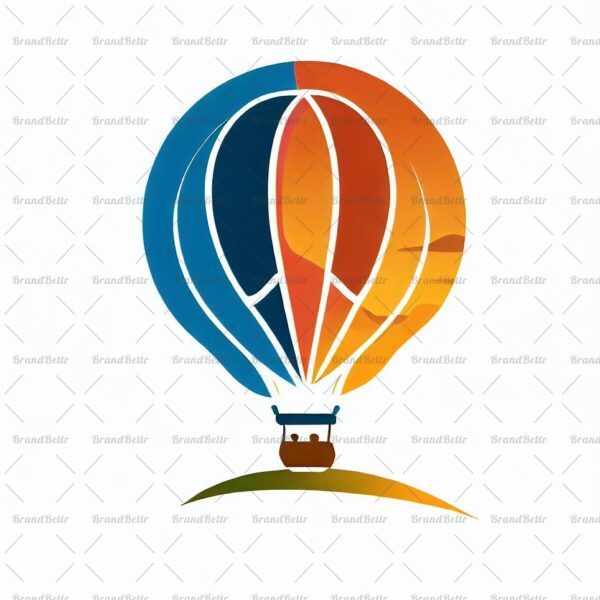 Reisender Heißluftballon